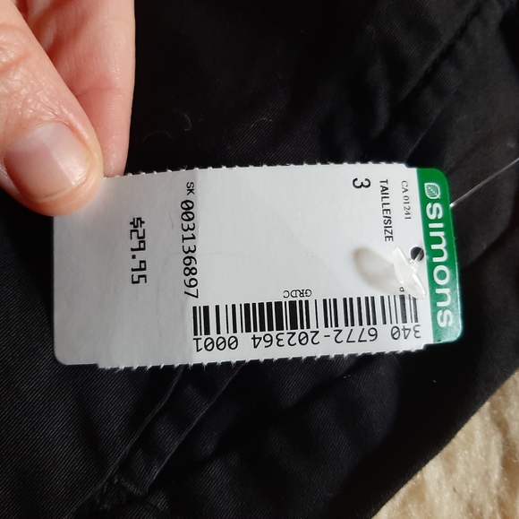 Black Twik shorts, NWT - Picture 3 of 4